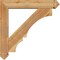 Ekena Millwork Balboa Arts and Crafts Rough Sawn Bracket w/ Offset Brace, Western Red Cedar, 6"W x 30"D x 30"H BKT0604X30X30BOA03RWR - alternate 2